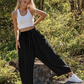 ⏳Offre à durée limitée : 50 % de réduction💥👖Pantalon de loisirs en lin à jambes larges pour femme