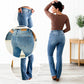 📢📢50 %  DE RÉDUCTION !! 🔥Pantalon stretch à taille haute pour les abdominaux 👖 + extensible à 360° pour une silhouette plus mince