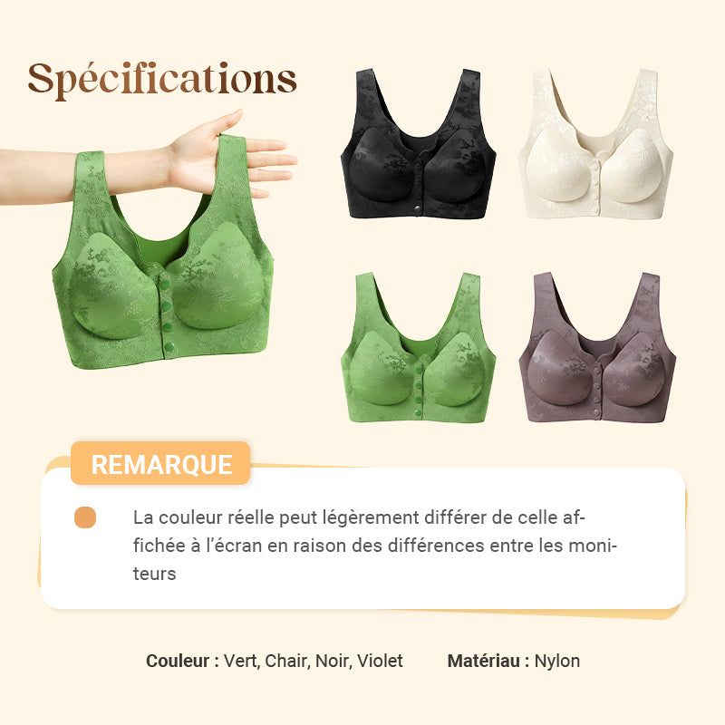 🔥acheté 1 offerts 2 🏆Soutien-Gorge Confortable Sans Armature avec Fermeture Frontale