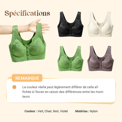 🔥acheté 1 offerts 2 🏆Soutien-Gorge Confortable Sans Armature avec Fermeture Frontale