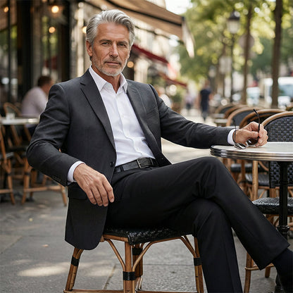 【🔥Prix le plus bas du jour】Pantalon Décontracté Classique pour Homme à Haute Élasticité