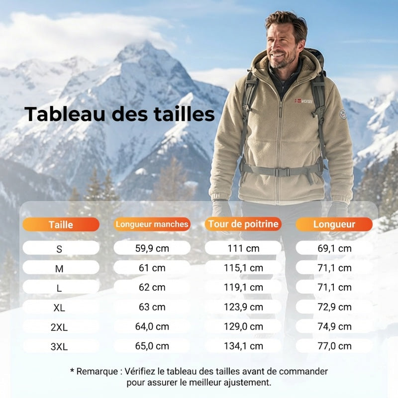 🔥DERNIER JOUR DE PROMOTION - 50 % DE RÉDUCTION🔥Veste unisexe à capuche décontractée isolée et chauffante au graphène améliorée 2026 (avec poches intérieures)