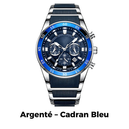 ⌚🔥Montre à Quartz Multifonctionnelle Imperméable pour Hommes【Une montre d'un excellent rapport qualité-prix】