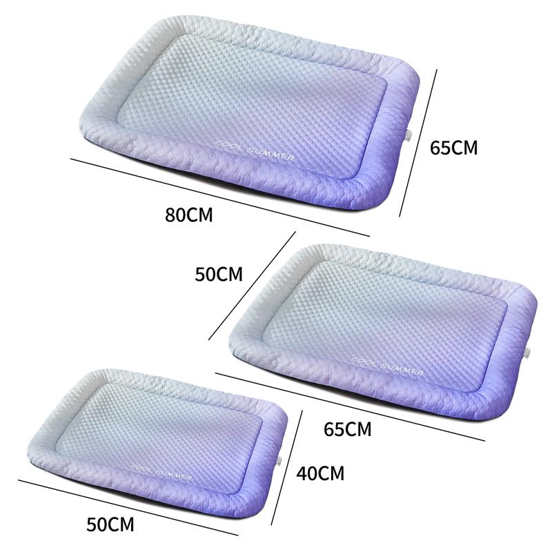 🐾Coussin rafraîchissant 3D pour chiens et chats – Nid doux en perles de gel, matelas à air pour été, tissu respirant, fraîcheur naturelle sans excès💤❄️