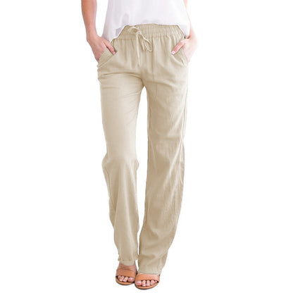 🌸40 % DE RÉDUCTION🌸Pantalon ample et confortable en lin et coton pour femmes