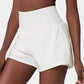 ✨️ 2025 It soldes 49% de réduction🥰 Short de yoga 2-en-1 avec taille haute et poches latérales