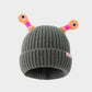 🔥 60% OFF Black Friday 🤖 Winter Parent - Bonnet tricoté en forme de petit monstre mignon et lumineux.