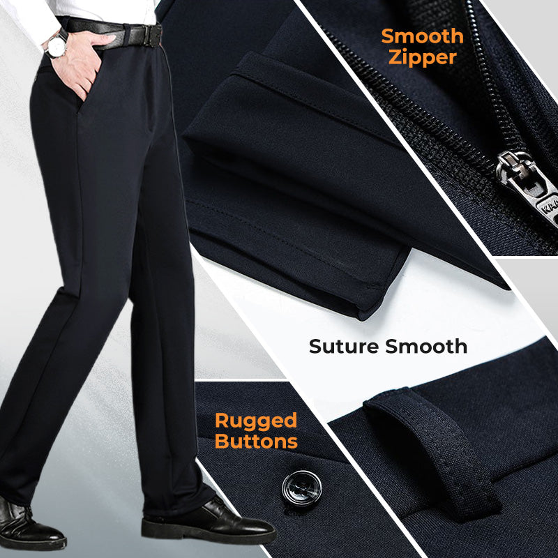 Pantalon habillé extensible Flowos pour homme