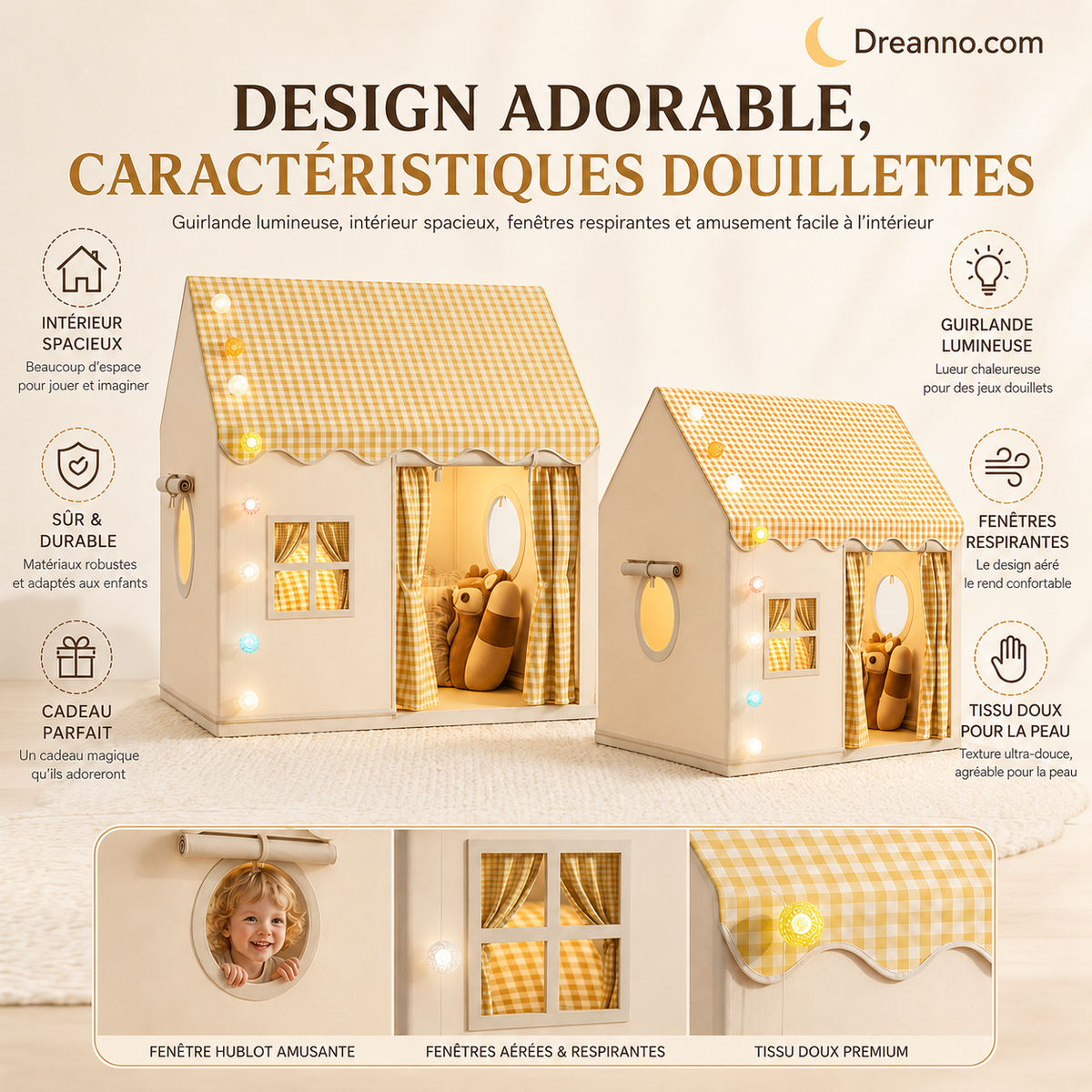 📢📢50% OFF !! ⏰Château Tente de Jeu pour Enfants