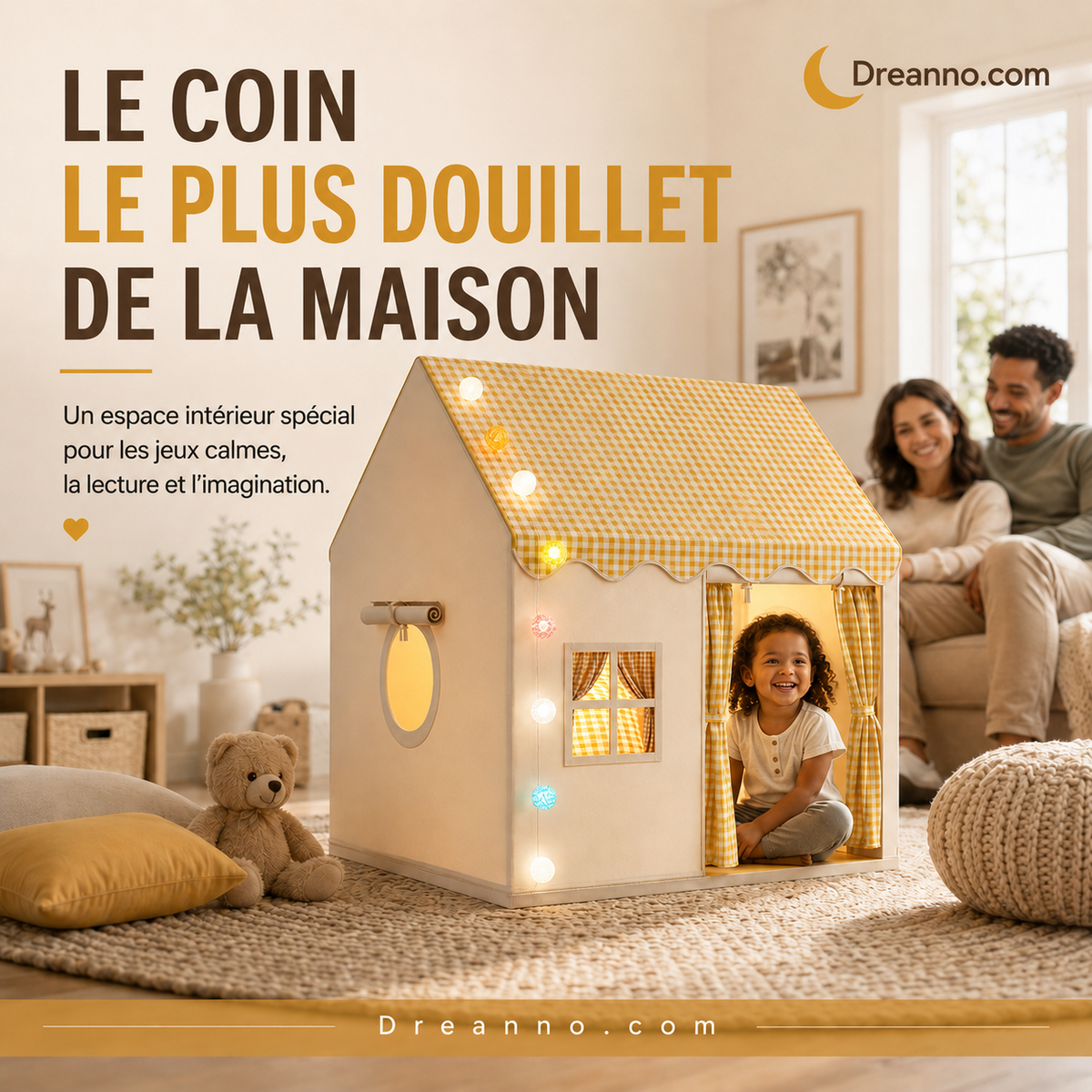 📢📢50% OFF !! ⏰Château Tente de Jeu pour Enfants