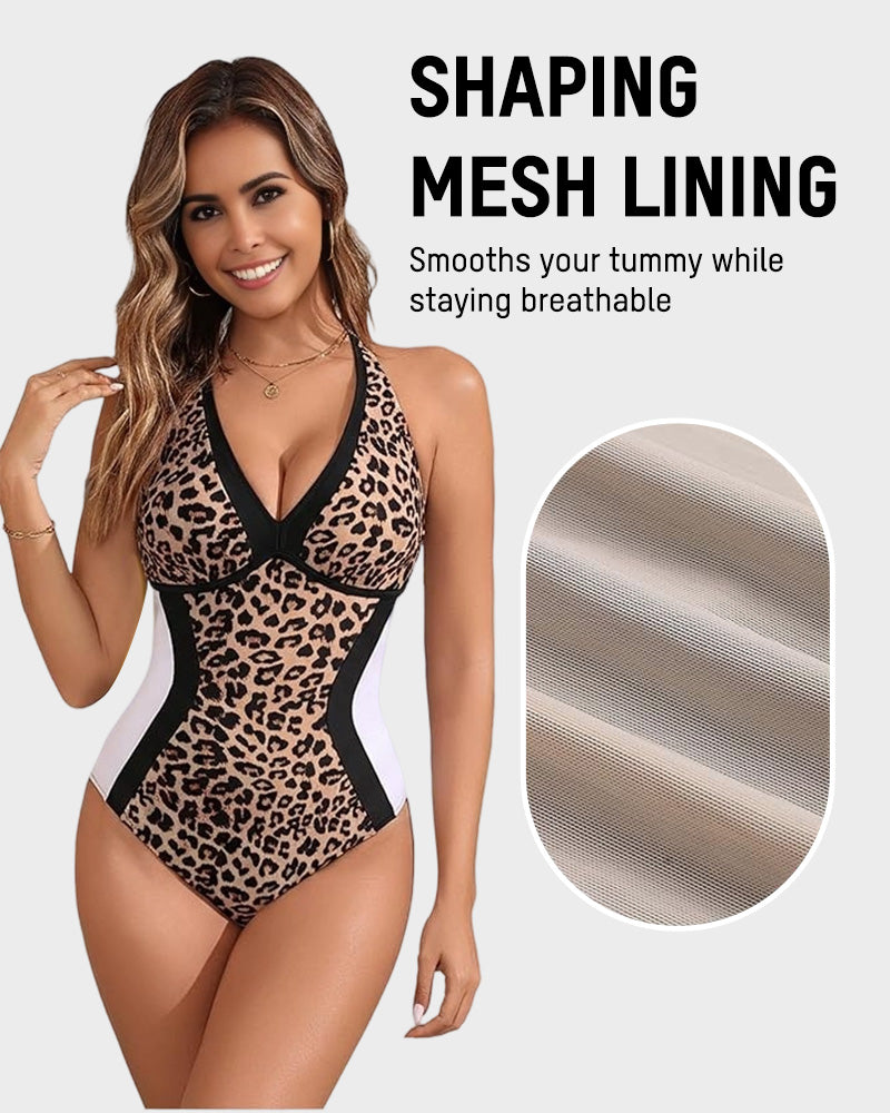 🔥SOLDES 50 % DE RÉDUCTION👙Maillot de bain une pièce color block gainant