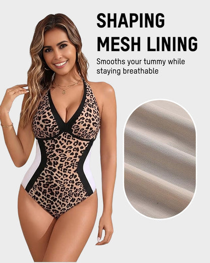 🔥SOLDES 50 % DE RÉDUCTION👙Maillot de bain une pièce color block gainant