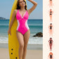 🔥SOLDES 50 % DE RÉDUCTION👙Maillot de bain une pièce color block gainant