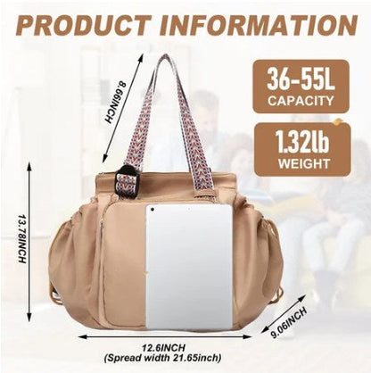 🧳 50% DE RÉDUCTION! ✈️ Sac de Rangement de Voyage Multifonctionnel – Grand Capacité, Compact & Idéal Pour Organiser Vêtements & Accessoires 👜