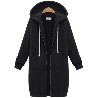 🔥Dernier jour de la promotion : 50 % de réduction🔥✨Polo à capuche en polaire avec fermeture éclair pour femmes