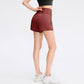 ✨️ 2025 It soldes 49% de réduction🥰 Short de yoga 2-en-1 avec taille haute et poches latérales