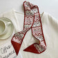 Foulard Imprimé Double Couche - Accessoire Cheveux, Cou & Sac