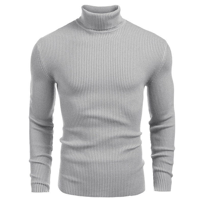 🧶 L'ÉLÉGANCE INTEMPORELLE | Pull Homme Slim à Col Roulé -50 %