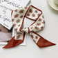 Foulard Imprimé Double Couche - Accessoire Cheveux, Cou & Sac