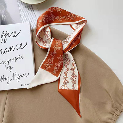 Foulard Imprimé Double Couche - Accessoire Cheveux, Cou & Sac