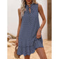 🎉Dernier jour de la promotion : 50 % de réduction 💃 Robe pour femme avec nœud et motif géométrique