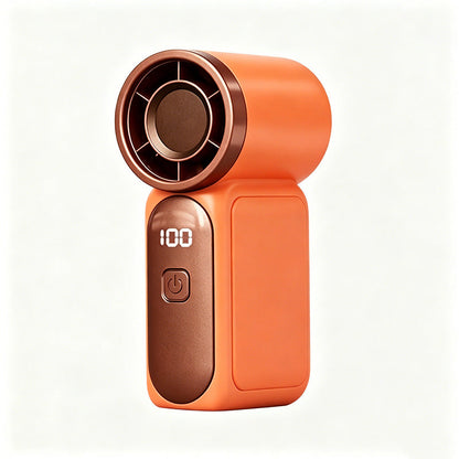 🌀💨Mini ventilateur portable avec affichage LED –👍 Ventilateur de poche turbo 5 vitesses.✨ Rechargeable par USB, refroidissement rapide idéal pour les voyages et le maquillage. Cadeau parfait. Réfrigération portable.