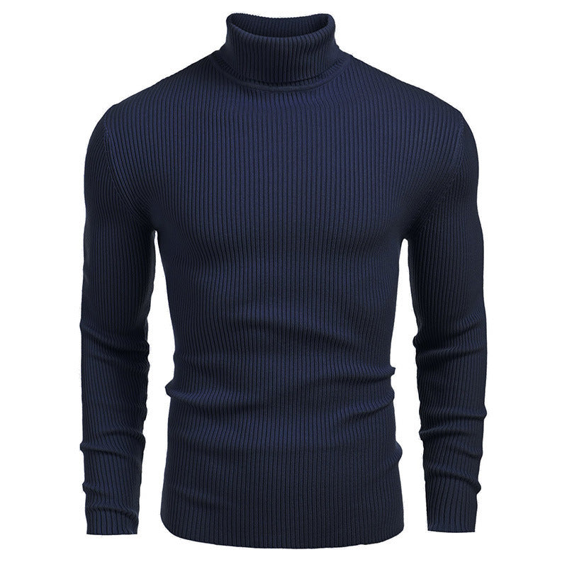 🧶 L'ÉLÉGANCE INTEMPORELLE | Pull Homme Slim à Col Roulé -50 %