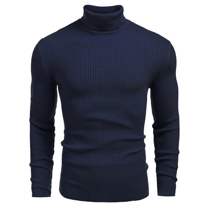 🧶 L'ÉLÉGANCE INTEMPORELLE | Pull Homme Slim à Col Roulé -50 %