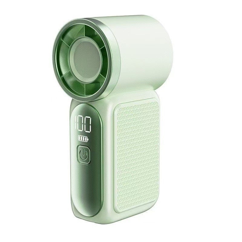 🌀💨Mini ventilateur portable avec affichage LED –👍 Ventilateur de poche turbo 5 vitesses.✨ Rechargeable par USB, refroidissement rapide idéal pour les voyages et le maquillage. Cadeau parfait. Réfrigération portable.
