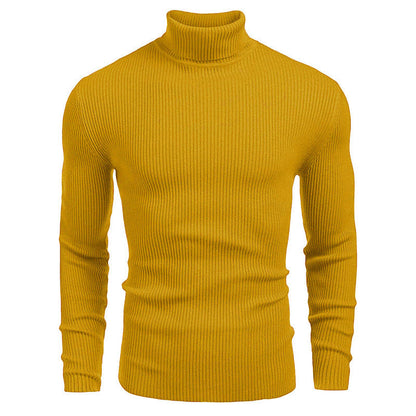 🧶 L'ÉLÉGANCE INTEMPORELLE | Pull Homme Slim à Col Roulé -50 %