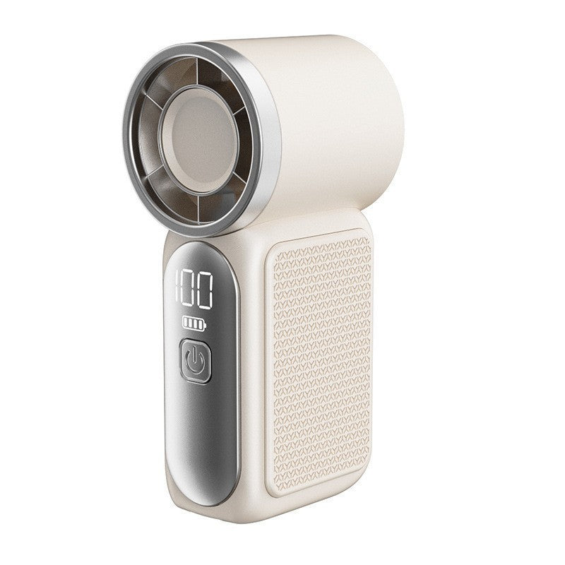 🌀💨Mini ventilateur portable avec affichage LED –👍 Ventilateur de poche turbo 5 vitesses.✨ Rechargeable par USB, refroidissement rapide idéal pour les voyages et le maquillage. Cadeau parfait. Réfrigération portable.