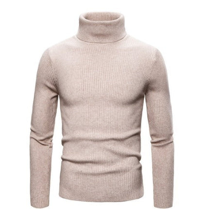 🧶 L'ÉLÉGANCE INTEMPORELLE | Pull Homme Slim à Col Roulé -50 %