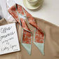 Foulard Imprimé Double Couche - Accessoire Cheveux, Cou & Sac