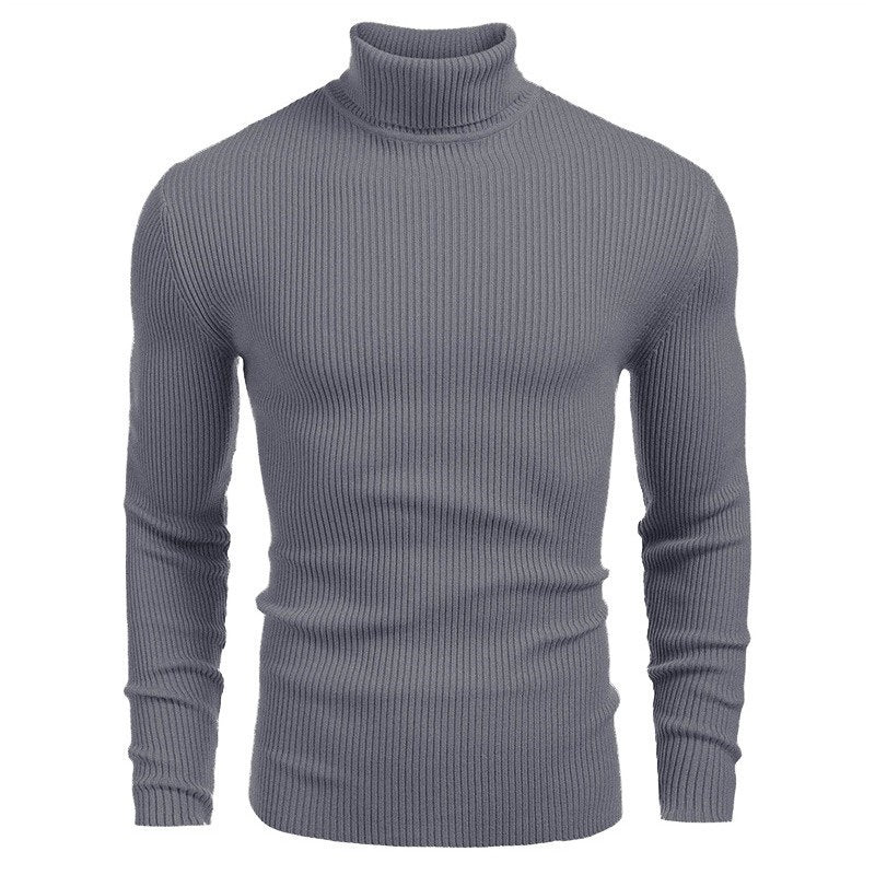 🧶 L'ÉLÉGANCE INTEMPORELLE | Pull Homme Slim à Col Roulé -50 %