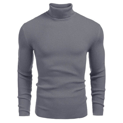 🧶 L'ÉLÉGANCE INTEMPORELLE | Pull Homme Slim à Col Roulé -50 %