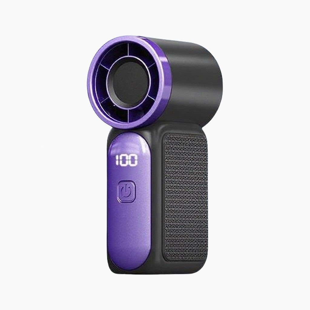 🌀💨Mini ventilateur portable avec affichage LED –👍 Ventilateur de poche turbo 5 vitesses.✨ Rechargeable par USB, refroidissement rapide idéal pour les voyages et le maquillage. Cadeau parfait. Réfrigération portable.