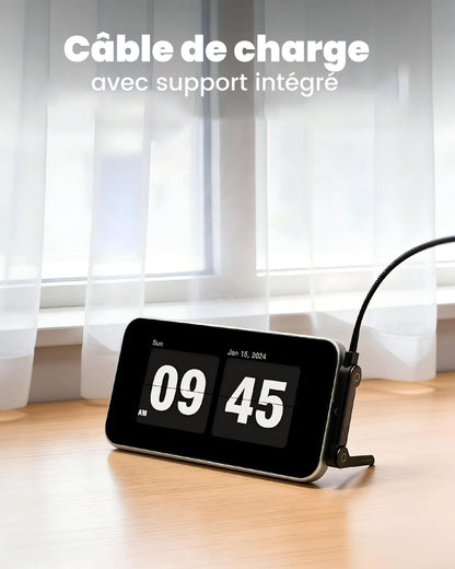 🔥Édition 2026 améliorée - Support de recharge rapide à deux parties avec câble🔥Adaptateur de recharge rapide avec support de téléphone pliable à 360°