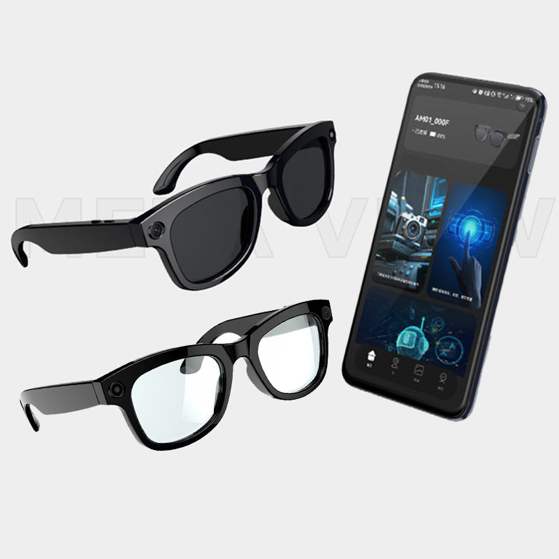 💐 PROMO EXCEPTIONNELLE -50% ! Lunettes Caméra IA 4K – Ultra Grand-Angle Anti-Vibration, Traduction IA, Oreilles Libres 🌿🎙️【Offre Limitée】