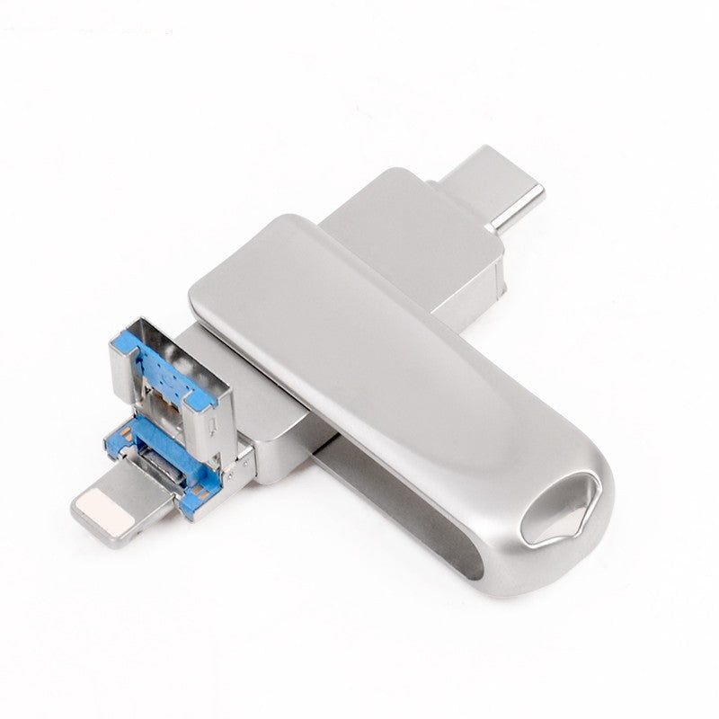 Lecteur flash d'extension de téléphone portable multifonctionnel 4 en 1 de grande capacité