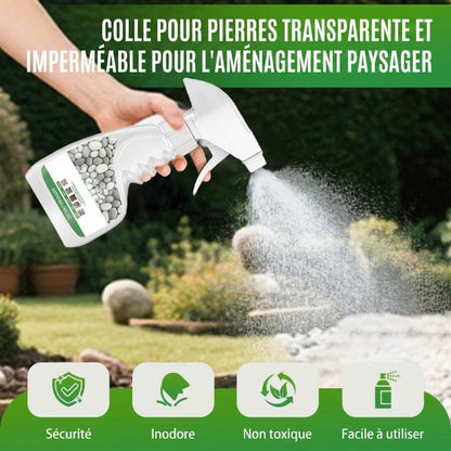 🌿 En direct de l'usine 🌿 Colle pour pierres paysagères — Séchage rapide, transparente et imperméable — ⏳ Offre à durée limitée ⏰