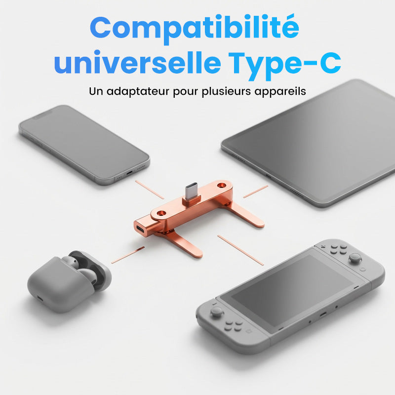 🔥Édition 2026 améliorée - Support de recharge rapide à deux parties avec câble🔥Adaptateur de recharge rapide avec support de téléphone pliable à 360°