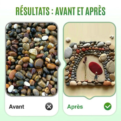 🌿 En direct de l'usine 🌿 Colle pour pierres paysagères — Séchage rapide, transparente et imperméable — ⏳ Offre à durée limitée ⏰