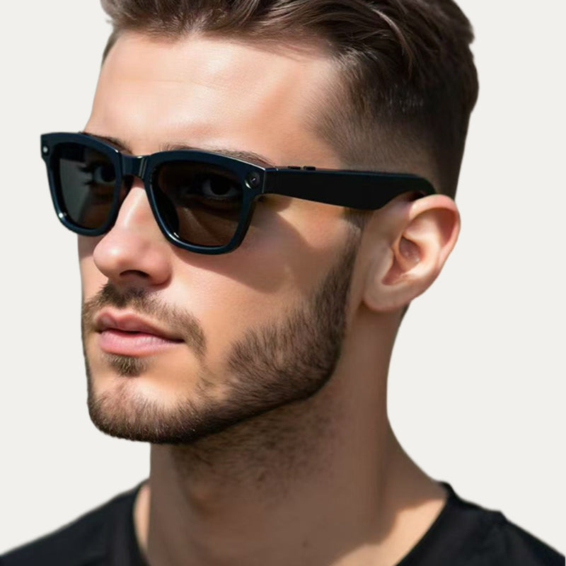 💐 PROMO EXCEPTIONNELLE -50% ! Lunettes Caméra IA 4K – Ultra Grand-Angle Anti-Vibration, Traduction IA, Oreilles Libres 🌿🎙️【Offre Limitée】