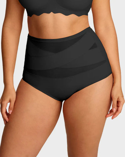 💕 Vente Limitée -50% 💕Culottes Grande Taille à Taille Haute avec Contrôle du Ventre en Croisé