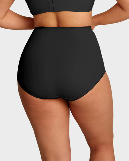 💕 Vente Limitée -50% 💕Culottes Grande Taille à Taille Haute avec Contrôle du Ventre en Croisé