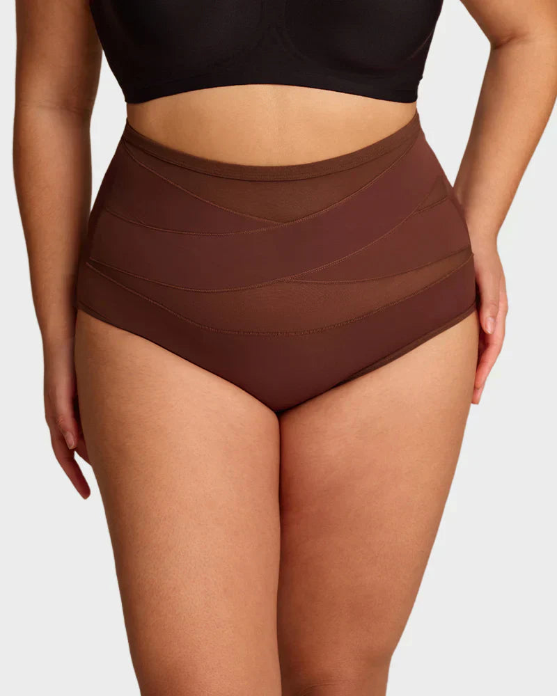 💕 Vente Limitée -50% 💕Culottes Grande Taille à Taille Haute avec Contrôle du Ventre en Croisé
