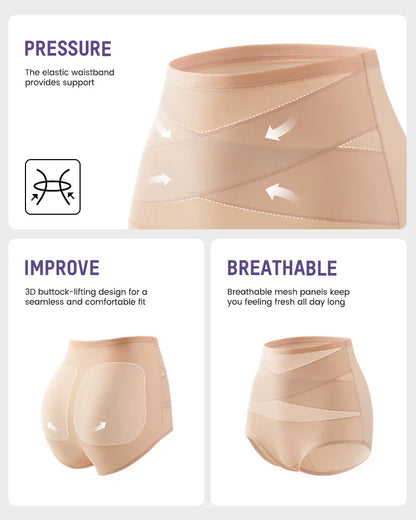 💕 Vente Limitée -50% 💕Culottes Grande Taille à Taille Haute avec Contrôle du Ventre en Croisé