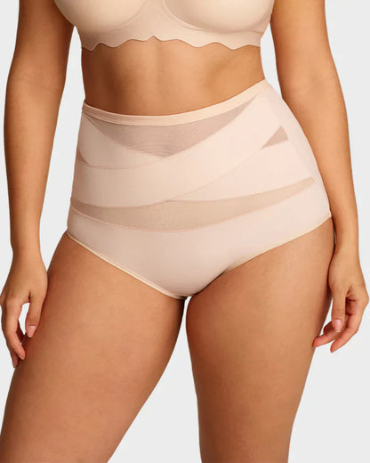 💕 Vente Limitée -50% 💕Culottes Grande Taille à Taille Haute avec Contrôle du Ventre en Croisé