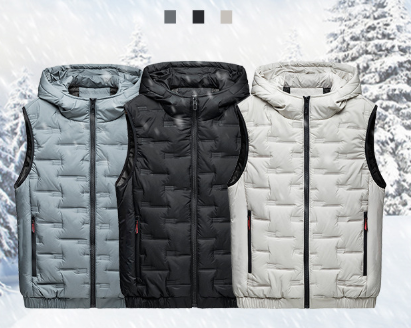 🍂 OFFRE DE SAISON · -50 % | Gilet Homme à Capuche – Léger & Facile à Superposer
