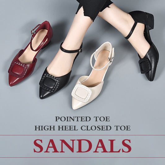 🎁Vente chaude 50% de réduction⏳Sandales à talons aiguilles et bout pointu